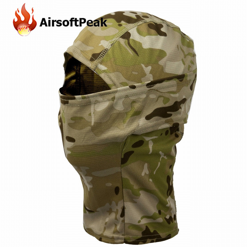 Camouflage Full Face Mask Quick-dry Fabric Hunting Headwear Cycling Hiking Outdoor Windproof Sunshade Scarf Hood Balaclava