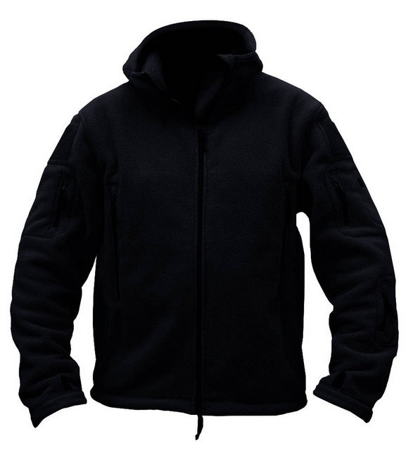 WOLFONROAD Men Military Tactical Jacket Winter Fleece Jacket Men Outdoor Thermal Hiking Jacket Coat Autumn Hunting Sport Clothes