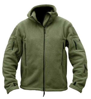 WOLFONROAD Men Military Tactical Jacket Winter Fleece Jacket Men Outdoor Thermal Hiking Jacket Coat Autumn Hunting Sport Clothes