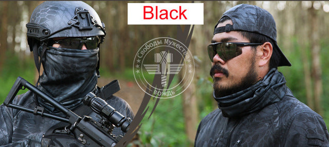 Tactical Headwear Bandanas Wrap Outdoor Hunting Airsoft Game Headband Camping Hiking Cycling Riding Neck Scarf Face Mask