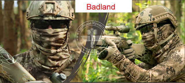 Tactical Headwear Bandanas Wrap Outdoor Hunting Airsoft Game Headband Camping Hiking Cycling Riding Neck Scarf Face Mask
