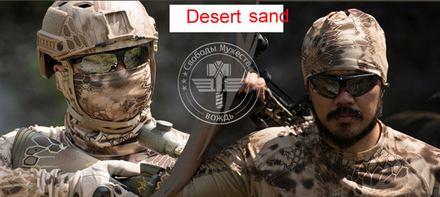 Tactical Headwear Bandanas Wrap Outdoor Hunting Airsoft Game Headband Camping Hiking Cycling Riding Neck Scarf Face Mask