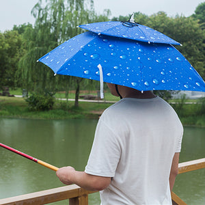 Agbistue Fishing Cap Sport Umbrella Hat Hiking Beach Camping Headwear Fishing hat Head Hats Camouflage Foldable+Free shipping!