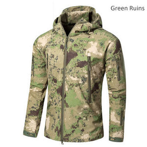 Outdoor Softshell Jacket Men Military Tactical Jackets Waterproof Sport Clothes Fishing Hiking Jacket Male Winter Coat