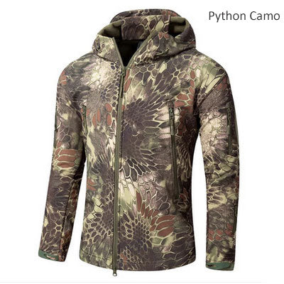 Outdoor Softshell Jacket Men Military Tactical Jackets Waterproof Sport Clothes Fishing Hiking Jacket Male Winter Coat