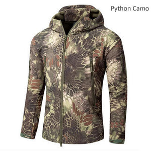 Outdoor Softshell Jacket Men Military Tactical Jackets Waterproof Sport Clothes Fishing Hiking Jacket Male Winter Coat