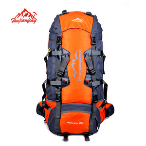 80L Large Outdoor backpack Camping Travel Bag Hiking Backpack Unisex Rucksacks Waterproof sport bags Climbing package