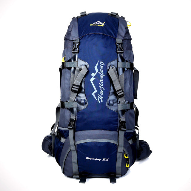 80L Large Outdoor backpack Camping Travel Bag Hiking Backpack Unisex Rucksacks Waterproof sport bags Climbing package