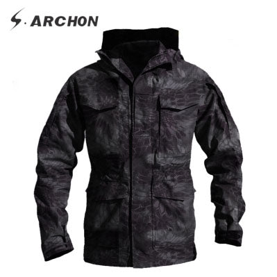 s.archon M65 Army Clothes Tactical Windbreaker Men Winter Autumn Jacket Waterproof Wearproof, Windproof, hiking jackets