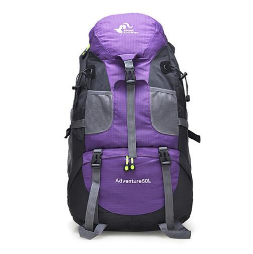 Hot Sale 50L Outdoor Backpack Camping Bag Waterproof Mountaineering Hiking Backpacks Molle Sport Bag Climbing Rucksack FK0396