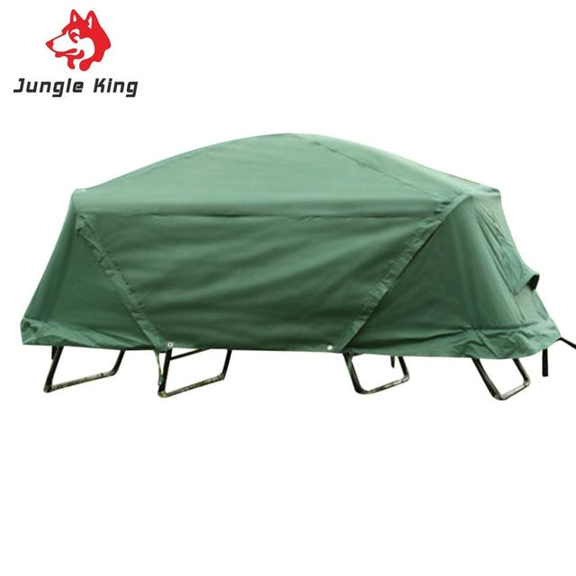 Hasky Two Person Off The Ground Camping Tent Outdoor Thermal Insulation Rainproof Waterproof For Fishing Picnic Hiking Camping