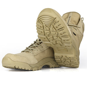 FREE SOLDIER Outdoor Sports Tactical Camping Shoes Men's Boots For Climbing Breathable Lightweight Mountain Boots Hiking Shoes