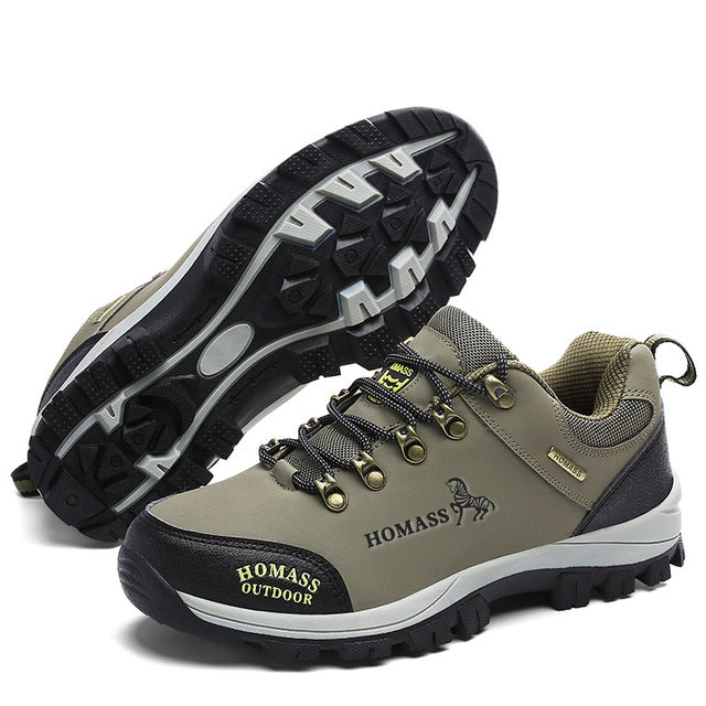 Men Women Breathable Hiking Shoes Light Outdoor Sneakers Waterproof Mountain Trekking Shoes Climbing Camping Antiskid Tourism