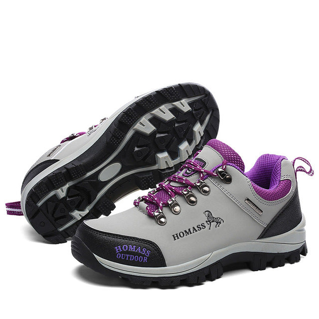 Men Women Breathable Hiking Shoes Light Outdoor Sneakers Waterproof Mountain Trekking Shoes Climbing Camping Antiskid Tourism