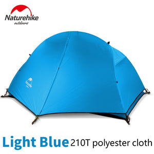 NATUREHIKE Ultralight Hiking Tent 1 Person Outdoor Camping Tent Trekking Waterproof Tourist Tents Single Carpas Barraca Tenda