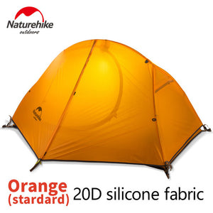 NATUREHIKE Ultralight Hiking Tent 1 Person Outdoor Camping Tent Trekking Waterproof Tourist Tents Single Carpas Barraca Tenda