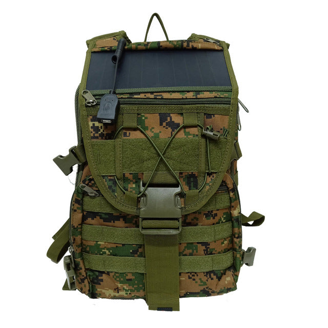 Solar Panel Charge Backpack Tactical Military 60L for Laptop Phone USB Charging Port Travel Army Outdoor Bags Hiking HBA0073