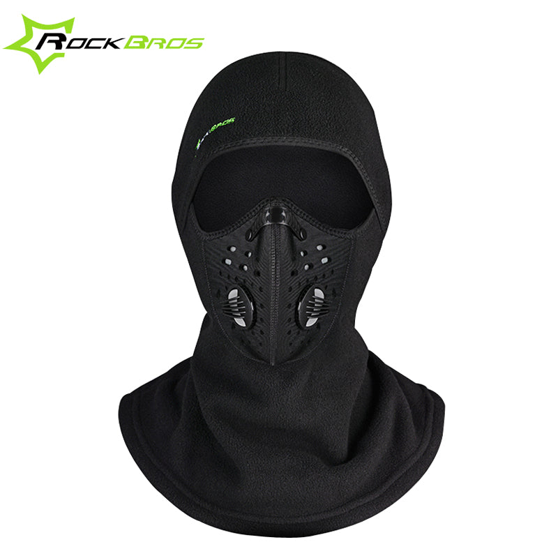 ROCKBROS Winter Motorcycle Balaclava Snowboard Face Mask Scarf Cycling Cap Windproof Headwear for Hiking Ski Face Shield Hat