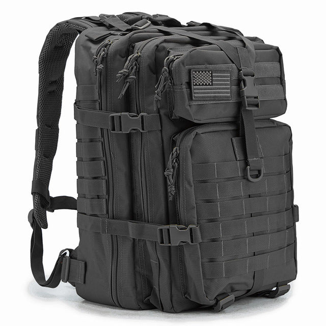Refire Gear Outdoor Tactical Pack Backpack Large-Capacity Army Waterproof Bug Out Bag Hike Camping Hunting Fishing Trekking Bag