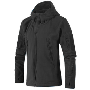 New Arrival Winter Military Fleece Jacket Thermal Breathable Hooded Men Tactical Jacket Outdwear Hike Polartec Outerwear Clothes