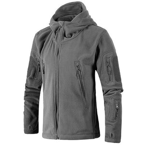 New Arrival Winter Military Fleece Jacket Thermal Breathable Hooded Men Tactical Jacket Outdwear Hike Polartec Outerwear Clothes