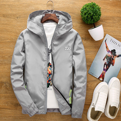 Outdoor S-6XL Big Size Men and Women Jacket Couple Windbreaker Reflective Fishing Clothes Hiking Camping Clothing