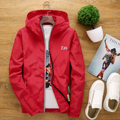 Outdoor S-6XL Big Size Men and Women Jacket Couple Windbreaker Reflective Fishing Clothes Hiking Camping Clothing