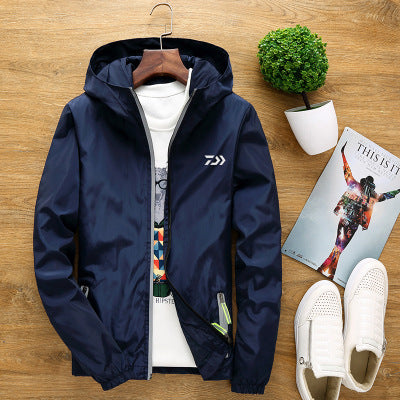 Outdoor S-6XL Big Size Men and Women Jacket Couple Windbreaker Reflective Fishing Clothes Hiking Camping Clothing