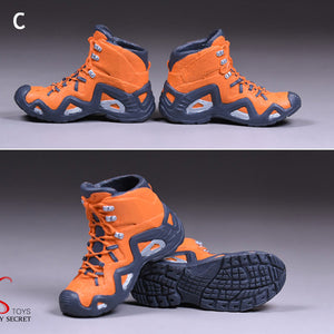 VSotys For 1/6 Scale 12 Inch Soldier Figure Climbing Hiking boots Sports Shoes Fashion not VTS DAM A/B/C 3 Colors Solid Foot
