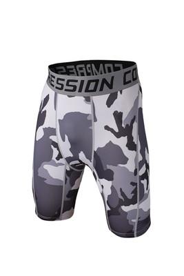 New Running Sport Mens Basketball Tight Compression Camo Shorts Gym Fitness Clothing Training Wicking Short Pants Homme Men