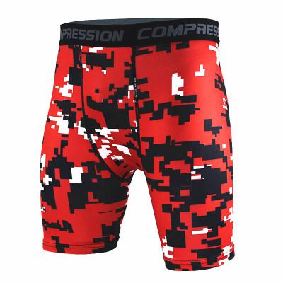 New Running Sport Mens Basketball Tight Compression Camo Shorts Gym Fitness Clothing Training Wicking Short Pants Homme Men