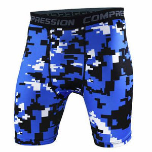 New Running Sport Mens Basketball Tight Compression Camo Shorts Gym Fitness Clothing Training Wicking Short Pants Homme Men