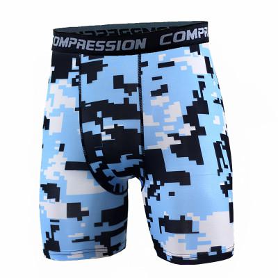 New Running Sport Mens Basketball Tight Compression Camo Shorts Gym Fitness Clothing Training Wicking Short Pants Homme Men