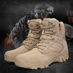 Special Forces Tactical Shoes Outdoor Men Hiking Shoes Waterproof  Desert High-top Military Combat Army Boots Trekking Shoes