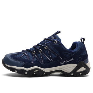 Men Hiking Shoes Comfortable Sport Shoes Rubber Soles Ourdoor Walking Shoes Male Breathable Climbing Footwear