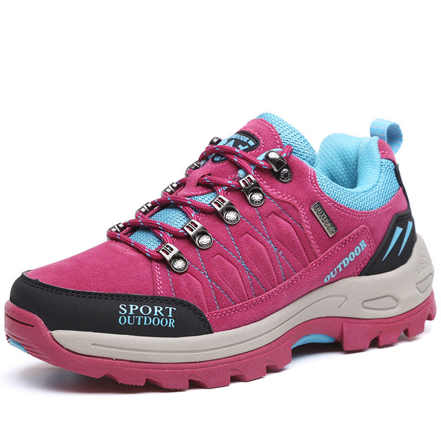 Autumn Winter New Women Hiking Boot Shoes Girls Style Cool Rubber Outdoor Climbing Footwear Hiking Camping Shoes