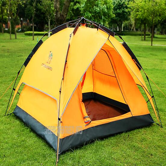 1PC Hot sale pop up fully automatic 3-4 person 4season anti rain fishing beach hiking outdoor wild  camping tent