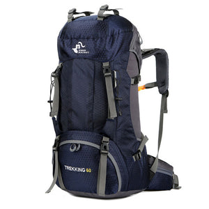 60L Outdoor Climbing Bag Military Tactical Water Resistance Rucksack Camping Hiking Trekking Backpack Desert Waterproof Bike Bag