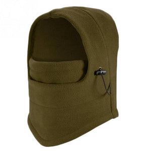 Outdoor Sports Helmet Winter Windproof Fleece Full Face Neck Guard Masks Headgear Hat Riding Hiking Cycling Masks Balaclava Mask