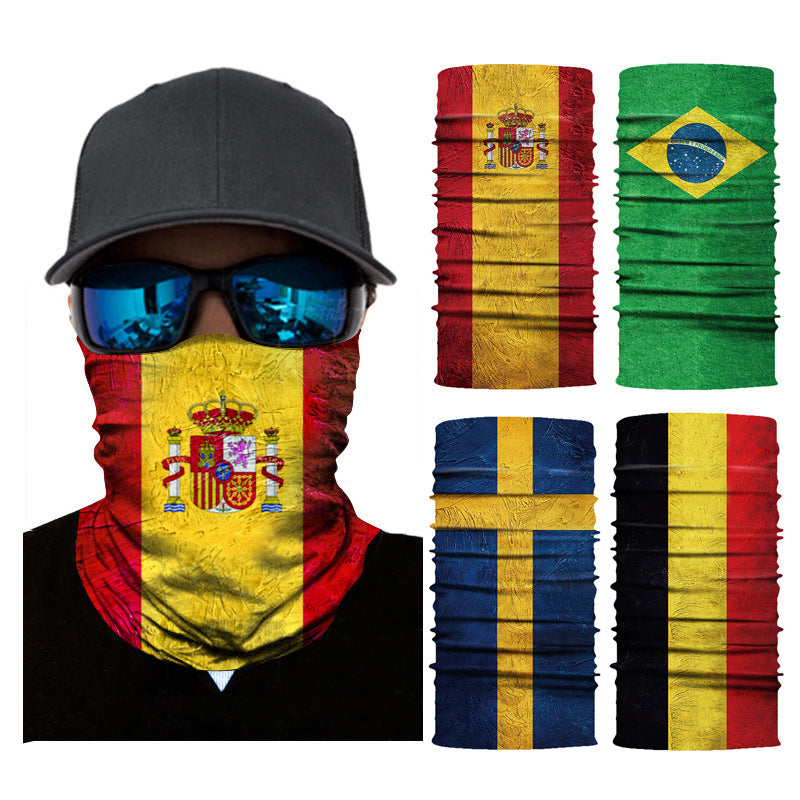 Outdoor Climbing Hiking Cycling Skiing Fishing Windproof UV Protection Camouflage Bandana Face Mask Neck Scarves Wraps Headwear