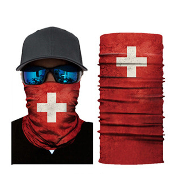 Outdoor Climbing Hiking Cycling Skiing Fishing Windproof UV Protection Camouflage Bandana Face Mask Neck Scarves Wraps Headwear
