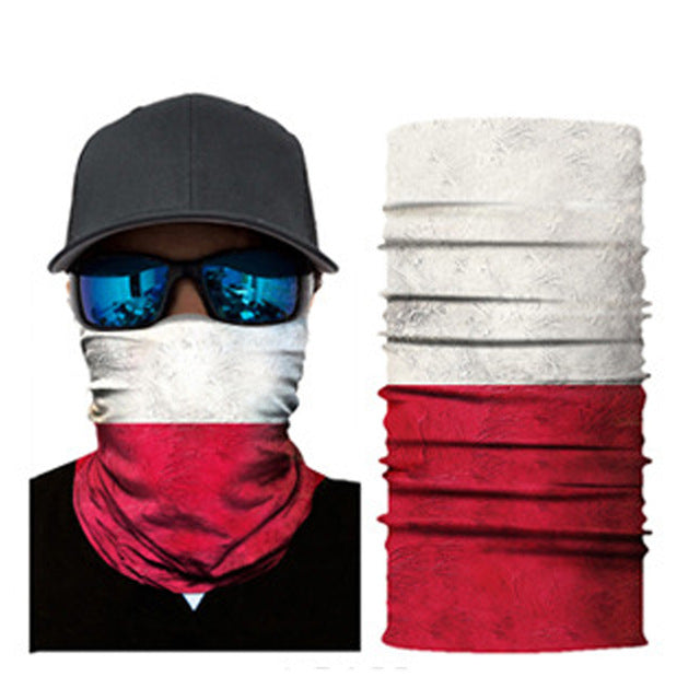 Outdoor Climbing Hiking Cycling Skiing Fishing Windproof UV Protection Camouflage Bandana Face Mask Neck Scarves Wraps Headwear