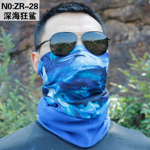 2018 hiking magic Thick Fleece scarf women men bicycle headwear reversible bandanas motorcycle neck scarf cycling headband mask