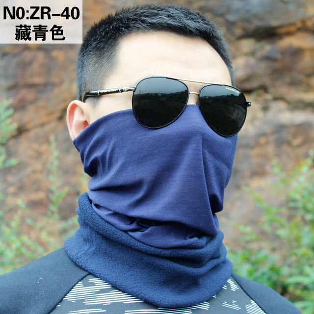 2018 hiking magic Thick Fleece scarf women men bicycle headwear reversible bandanas motorcycle neck scarf cycling headband mask