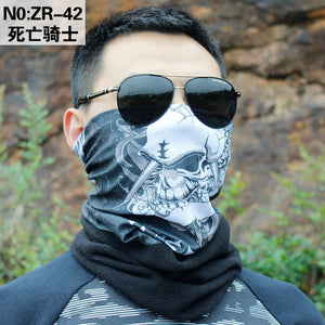 2018 hiking magic Thick Fleece scarf women men bicycle headwear reversible bandanas motorcycle neck scarf cycling headband mask