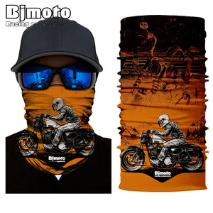 BJMOTO 3D Cycling Balaclava Camping Windproof Hiking Bandana Magic Scarf Neck Warmers Face Shield Headband Headwears