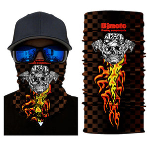 BJMOTO 3D Cycling Balaclava Camping Windproof Hiking Bandana Magic Scarf Neck Warmers Face Shield Headband Headwears
