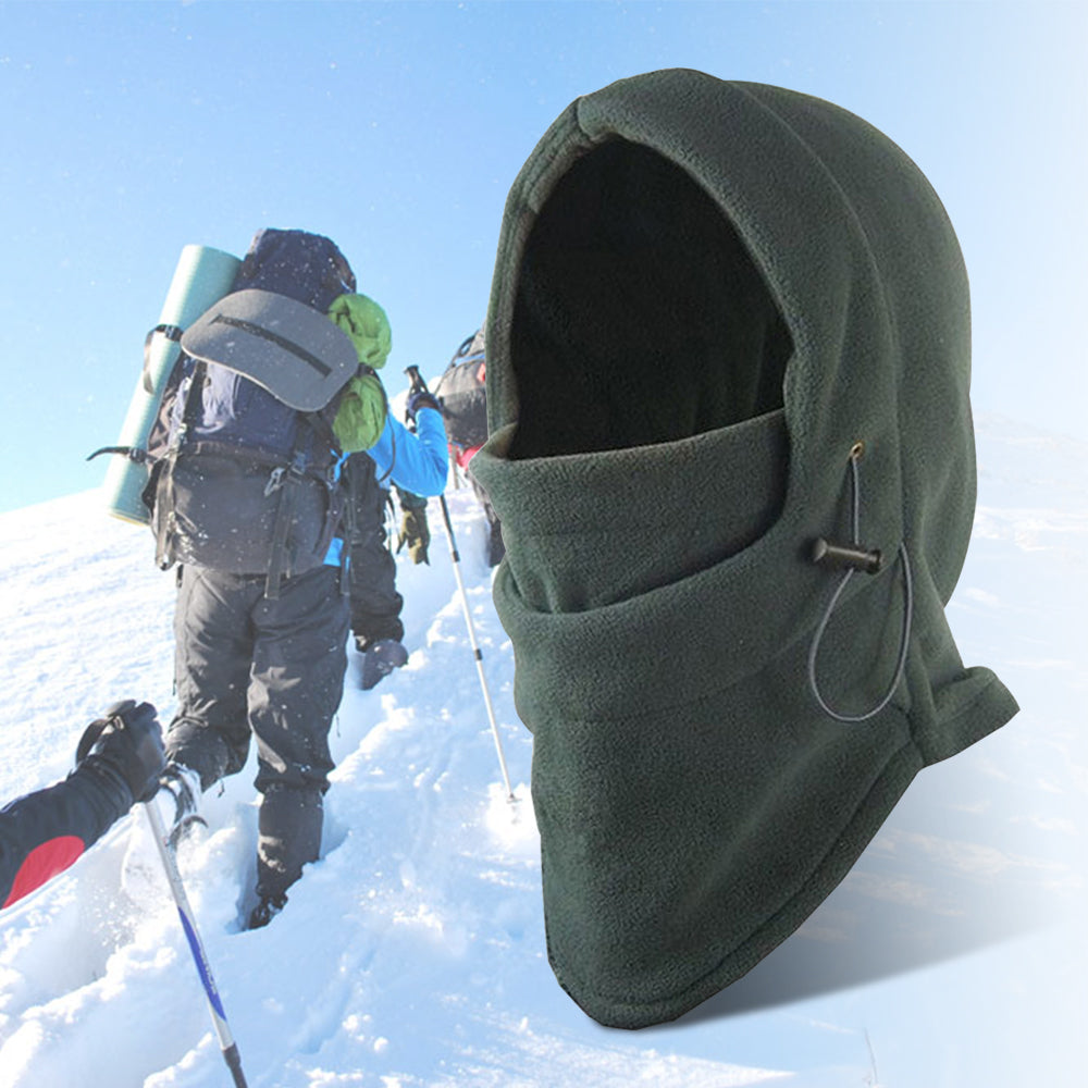 Winter Hat Caps Thickening Polar Fleece Men Windproof Outdoor Ski Mask Warm Head Scarves Cycling Headgear Camping Hiking Bonnet