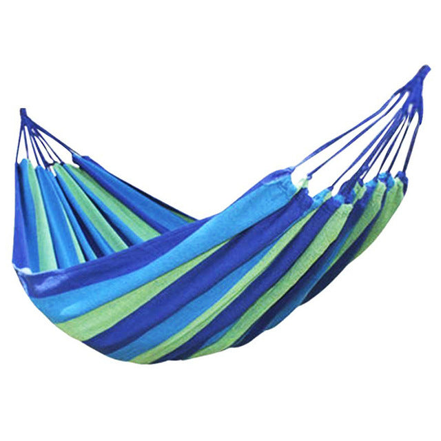 Canvas Single Hammock Outdoor Sleeping Gear For Hiking Backpacking